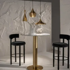 Tom Dixon Beat Trio Round suspension x3 laiton| Suspensions Led|Suspensions
