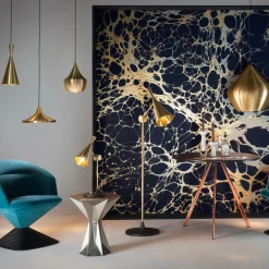 Tom Dixon Beat Wide suspension LED, laiton| Suspensions Led|Suspensions