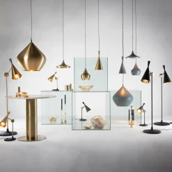 Tom Dixon Beat Wide suspension LED, laiton| Suspensions Led|Suspensions
