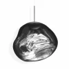 Tom Dixon Suspension LED Melt, Ø 50 cm, chrome, plastique| Suspensions Led|Suspensions
