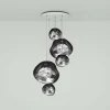 Tom Dixon Suspension Melt Large Round, Ø 95 cm, chrome| Suspensions Led|Suspensions