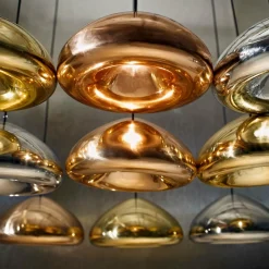 Tom Dixon Void suspension LED Ø 30 cm cuivrée| Suspensions Led|Suspensions