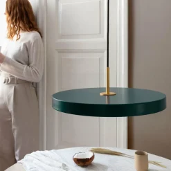 UMAGE Asteria medium suspension laiton verte| Suspensions Led|Suspensions