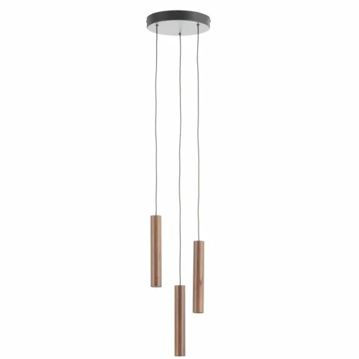 UMAGE Chimes Cluster 3 suspension chêne foncé| Suspensions Led|Suspensions