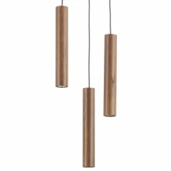 UMAGE Chimes Cluster 3 suspension chêne foncé| Suspensions Led|Suspensions