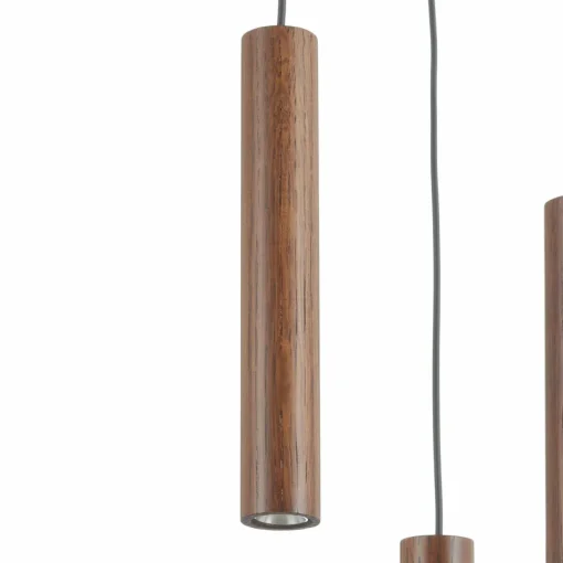 UMAGE Chimes Cluster 3 suspension chêne foncé| Suspensions Led|Suspensions
