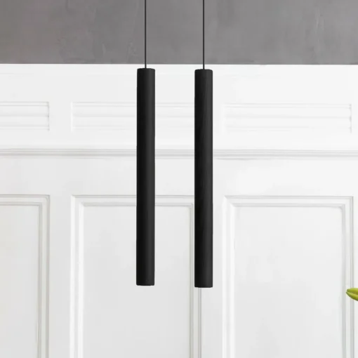 UMAGE Chimes Tall suspension LED chêne noir| Suspensions Led|Suspensions