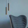 UMAGE Chimes Tall suspension LED chêne foncé| Suspensions Led|Suspensions