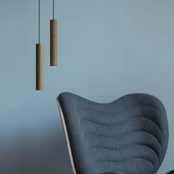 UMAGE Chimes Tall suspension LED chêne foncé| Suspensions Led|Suspensions