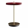 UMAGE lampe à poser LED rechargeable Asteria Move rubis/laiton 31cm| Lampes À Poser Led|Lampes À Poser Et Lampes De Table