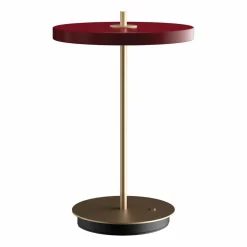 UMAGE lampe à poser LED rechargeable Asteria Move rubis/laiton 31cm| Lampes À Poser Led|Lampes À Poser Et Lampes De Table