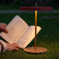 UMAGE lampe à poser LED rechargeable Asteria Move rubis/laiton 31cm| Lampes À Poser Led|Lampes À Poser Et Lampes De Table