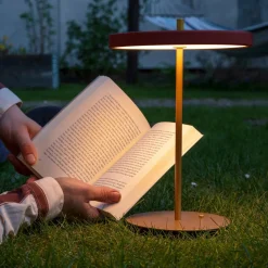 UMAGE lampe à poser LED rechargeable Asteria Move rubis/laiton 31cm| Lampes À Poser Led|Lampes À Poser Et Lampes De Table