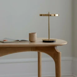UMAGE lampe à poser LED rechargeable Asteria Move laiton poli 31 cm| Lampes À Poser Led|Lampes À Poser Et Lampes De Table