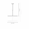 UMAGE suspension LED Omni, laiton, à 2 lampes, longueur 74 cm| Suspensions Led|Suspensions