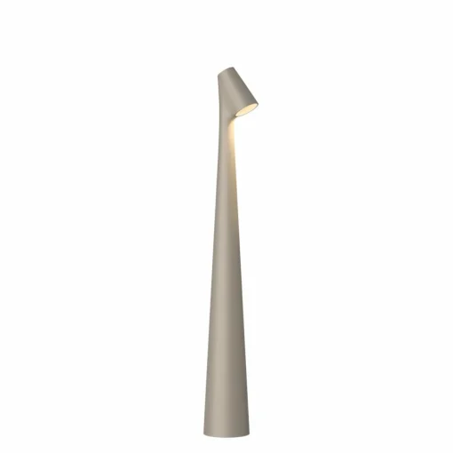Vibia Africa LED lampe de table hauteur 40cm beige foncé| Lampes À Poser Led|Lampes À Poser Et Lampes De Table