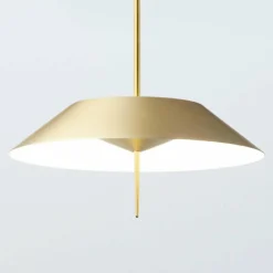 Vibia Mayfair suspension LED à 1 lampe, dorée| Suspensions Led|Suspensions