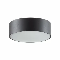 Wever & Ducré Lighting WEVER & DUCRÉ Roby IP44 Deck 2.700K 16 cm noir| Plafonniers Led|Plafonniers