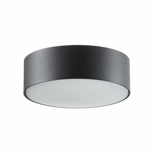 Wever & Ducré Lighting WEVER & DUCRÉ Roby IP44 Deck 2.700K 16 cm noir| Plafonniers Led|Plafonniers