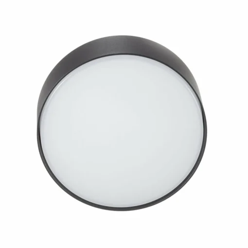 Wever & Ducré Lighting WEVER & DUCRÉ Roby IP44 Deck 2.700K 16 cm noir| Plafonniers Led|Plafonniers