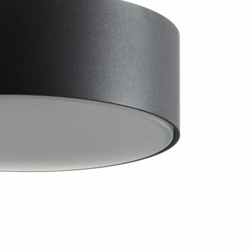 Wever & Ducré Lighting WEVER & DUCRÉ Roby IP44 Deck 2.700K 16 cm noir| Plafonniers Led|Plafonniers