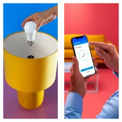 WiZ A60 Ampoule LED mate WiFi E27 8,5W RGBW Lot de 2| Ampoules Connectées Et Intelligentes|Ampoules Connectées Et Intelligentes