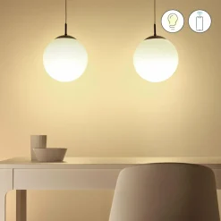 WiZ A60 Ampoule LED mate WiFi E27 8,5W RGBW Lot de 2| Ampoules Connectées Et Intelligentes|Ampoules Connectées Et Intelligentes