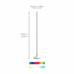 WiZ lampe sur pied LED Pole, Tunable White and Color| Lampadaires Led|Lampadaires