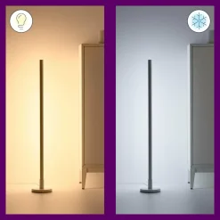 WiZ lampe sur pied LED Pole, Tunable White and Color| Lampadaires Led|Lampadaires