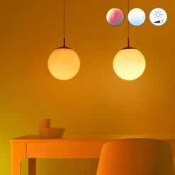 WiZ P45 Ampoule LED E27 4,9 W goutte satinée RGBW| Ampoules Connectées Et Intelligentes|Ampoules Connectées Et Intelligentes