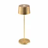 Zafferano Olivia 3K lampe de table rechargeable or| Lampes À Poser Led|Lampes À Poser Et Lampes De Table