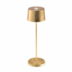 Zafferano Olivia 3K lampe de table rechargeable or| Lampes À Poser Led|Lampes À Poser Et Lampes De Table
