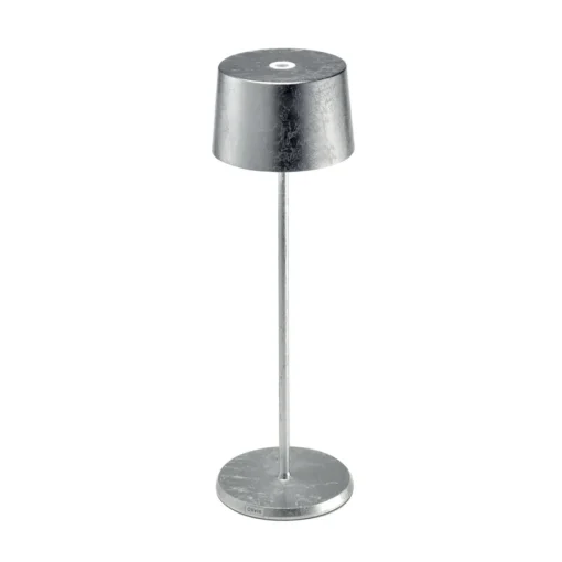 Zafferano Olivia 3K lampe à poser rechargeable argenté| Lampes À Poser Led|Lampes À Poser Et Lampes De Table