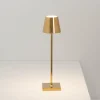 Zafferano Poldina micro lampe batterie doré| Lampes À Poser Led|Lampes À Poser Et Lampes De Table